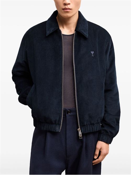 Cotton Bomber Jacket AMI PARIS | HJK037CO00894011